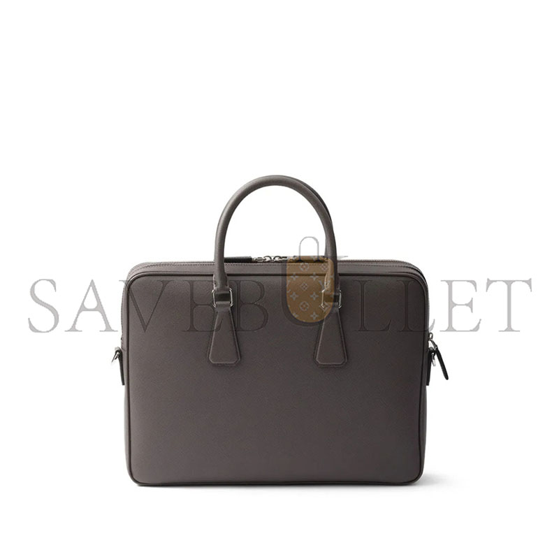 Pra*a structured laptop bag 2ve368 (36*28*4cm)